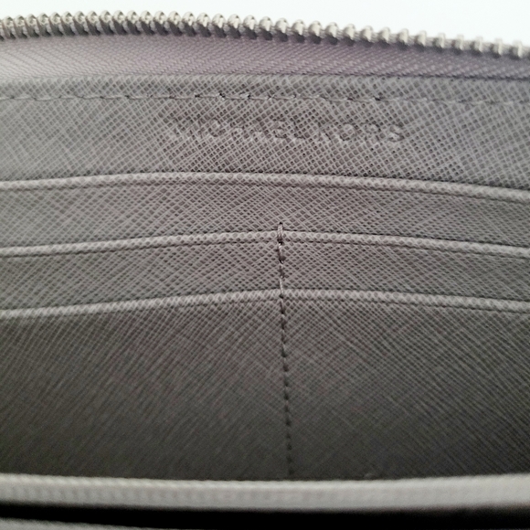 Michael Kors Safiano Leather Zip Around Wallet - Picture 7 of 10